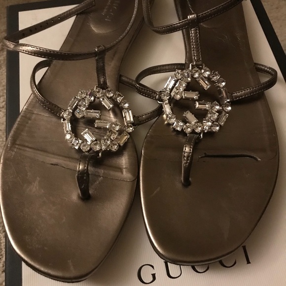 gucci gem sandals